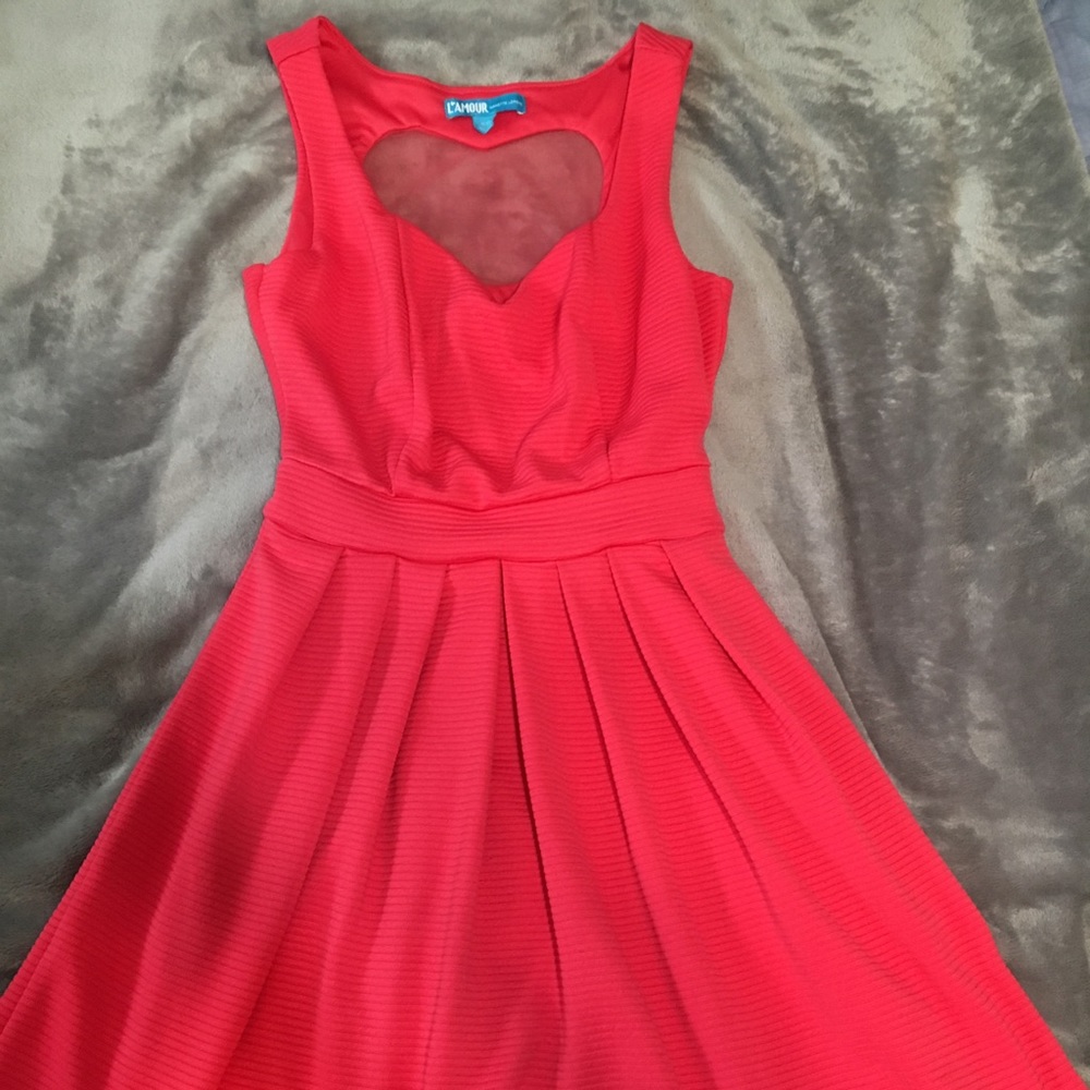 Peachy orange dress